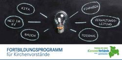 FORTBILDUNGSPROGRAMM f&uuml;r Kirchenvorst&auml;nde - Gemeindeverband Meschede