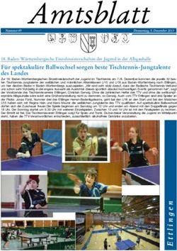 Für spektakuläre Ballwechsel sorgen beste Tischtennis-Jungtalente des Landes - Stadt Ettlingen