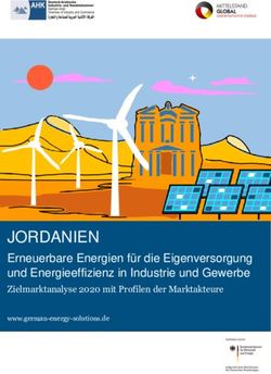 JORDANIEN Erneuerbare Energien für die Eigenversorgung und Energieeffizienz in Industrie und Gewerbe - German Energy Solutions