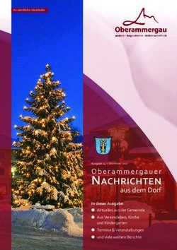 NachrichteN aus dem Dorf - Gemeinde Oberammergau