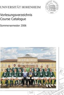 Vorlesungsverzeichnis Course Catalogue - UNIVERSIT&Auml;T HOHENHEIM Sommersemester 2006 - Universit&auml;t ...