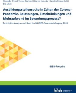 Ausbildungsstellensuche in Zeiten der Corona-Pandemie. Belastungen, Einschr&auml;nkungen und Mehraufwand im Bewerbungsprozess?