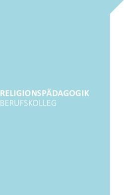 RELIGIONSP&Auml;DAGOGIK BERUFSKOLLEG - Bistum M&uuml;nster