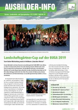 LANDSCHAFTSG&Auml;RTNER-CUP AUF DER BUGA 2019 - AUGALA