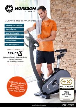 ZUHAUSE BESSER TRAINIEREN