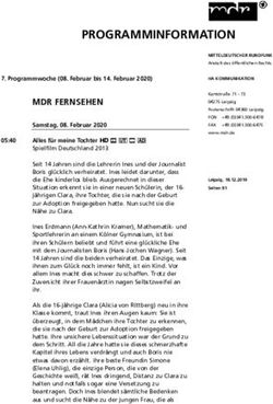 PROGRAMMINFORMATION - MDR