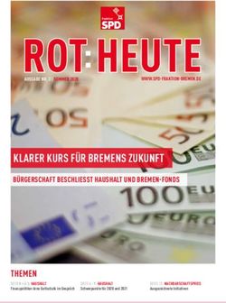 KLARER KURS F&Uuml;R BREMENS ZUKUNFT - B&Uuml;RGERSCHAFT BESCHLIESST HAUSHALT UND BREMEN-FONDS - SPD-Fraktion Bremen