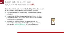 Gleich geht es los mit dem up_Nachrichten Webcast #39 - Up ...