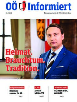 Heimat. Brauchtum. Tradition - FPÖ Oberösterreich
