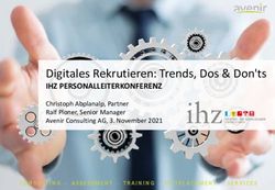 Digitales Rekrutieren: Trends, Dos & Don'ts - IHZ PERSONALLEITERKONFERENZ