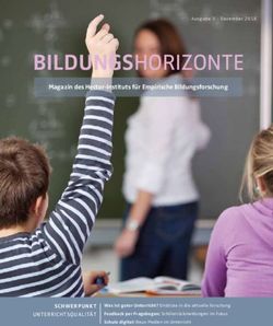 BILDUNGSHORIZONTE - Universität Tübingen