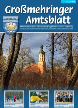 Gro&szlig;mehringer Amtsblatt - Gemeinde Gro&szlig;mehring
