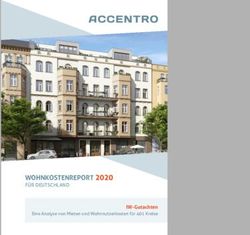 WOHNKOSTENREPORT 2020 - FÜR DEUTSCHLAND IW-Gutachten - ACCENTRO Real Estate AG