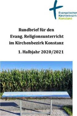 Rundbrief f&uuml;r den Evang. Religionsunterricht im Kirchenbezirk Konstanz 1. Halbjahr 2020/2021
