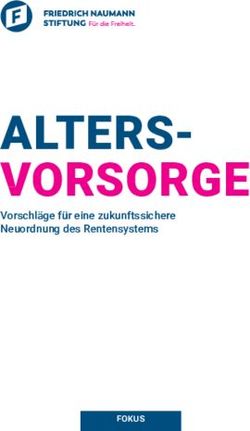 ALTERS-VORSORGE Vorschl&auml;ge f&uuml;r eine zukunftssichere Neuordnung des Rentensystems - Friedrich-Naumann-Stiftung f&uuml;r die Freiheit