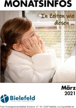 MONATSINFOS In Zeiten wie diesen - M&auml;rz - FCG Bielefeld