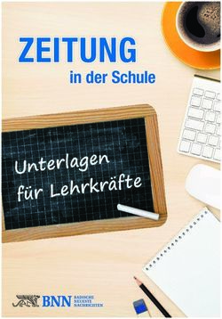 ZEITUNG - FÜR LEHRKRÄFTE - IN DER SCHULE - ZISCH