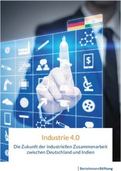 Industrie 4.0 Die Zukunft der industriellen Zusammenarbeit zwischen Deutschland und Indien - Bertelsmann Stiftung