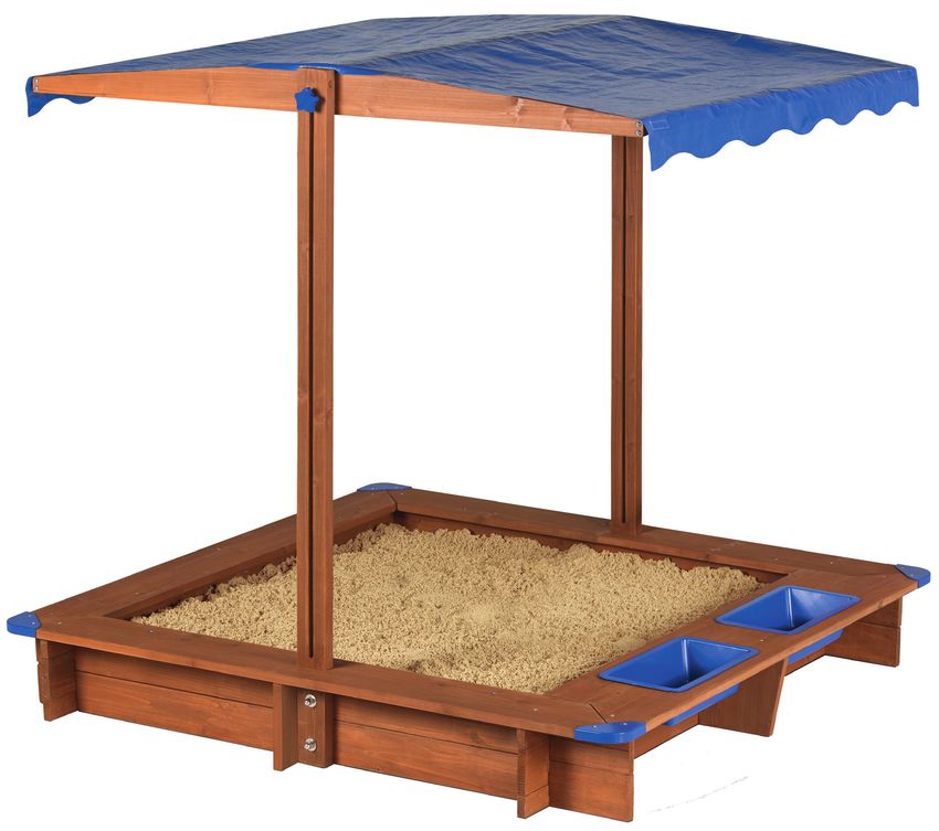 SANDKASTEN MIT DACH SABBIERA CON TETTO Aufbauanleitung Istruzioni per