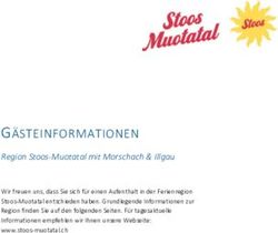 G&Auml;STEINFORMATIONEN Region Stoos-Muotatal mit Morschach & Illgau
