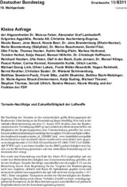 Kleine Anfrage - Deutscher Bundestag
