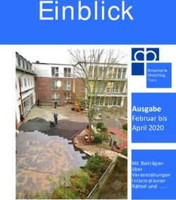 Einblick - Ausgabe Februar bis April 2020 - Rosemarie Nieschlag Haus