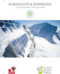 KLIMASCHUTZ & ANPASSUNG - an den Klimawandel in Tiroler Gemeinden - Klimaschutz-Tirol