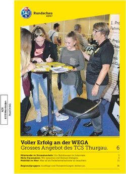 Voller Erfolg an der WEGA Grosses Angebot des TCS Thurgau.