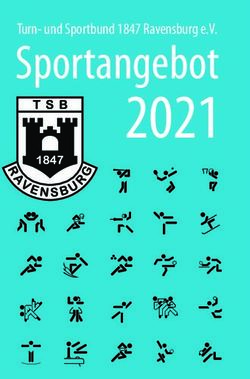 2021 Sportangebot Turn- und Sportbund 1847 Ravensburg e.V.