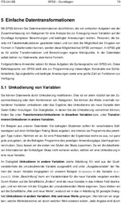 5 Einfache Datentransformationen