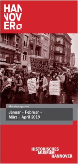 Januar - Februar - März - April 2019 - Monatsprogramm - Hannover.de