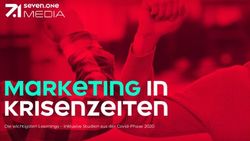 Marketing in krisenzeiten - Die wichtigsten Learnings - inklusive Studien aus der Covid-Phase 2020 - SevenOne Media
