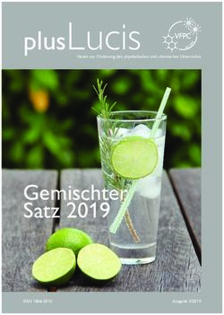 PlusLucis - Gemischter Satz 2019 - Verein zur Förderung des physikalischen und chemischen Unterrichts - Plus Lucis