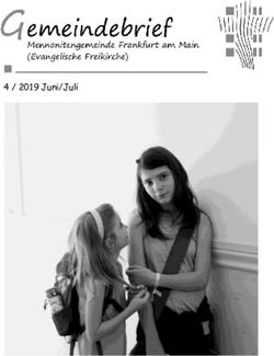 4 / 2019 Juni/Juli - Mennonitengemeinde Frankfurt am Main
