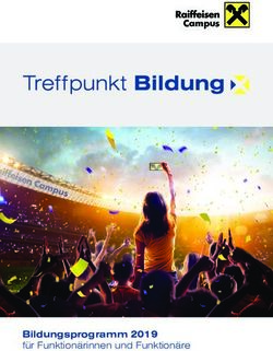 Campus - Bildungsprogramm 2019 für Funktionärinnen und Funktionäre - Raiffeisen Campus