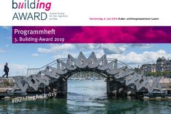 AWARD Programmheft 3. Building-Award 2019 - Building360