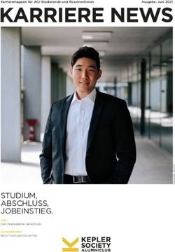 STUDIUM, ABSCHLUSS, JOBEINSTIEG.