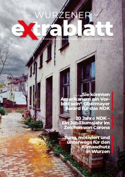 Amerikanern ein Vor- bild sein" Obermayer Award f&uuml;r das NDK - NDK Wurzen