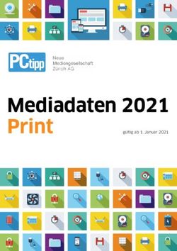 Mediadaten 2021 Print - g&uuml;ltig ab 1. Januar 2021 - Neue Mediengesellschaft Z&uuml;rich AG