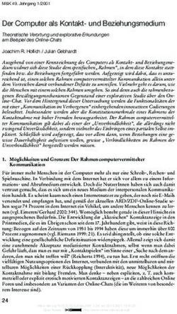 Der Computer als Kontakt- und Beziehungsmedium - Nomos ...