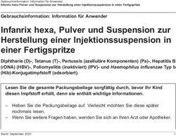 Infanrix hexa, Pulver und Suspension zur Herstellung einer Injektionssuspension in einer Fertigspritze
