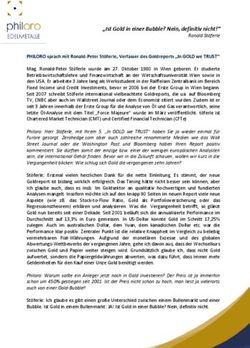 Ist Gold in einer Bubble? Nein, definitiv nicht!