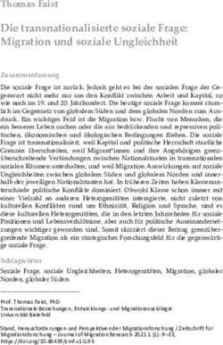 Die transnationalisierte soziale Frage: Migration und soziale Ungleichheit