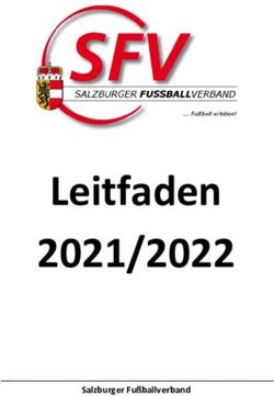 Leitfaden 2021/2022 - Salzburger Fu&szlig;ballverband - SFV Schiedsrichter