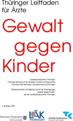 Gewalt gegen Kinder Thüringer Leitfaden für Ärzte