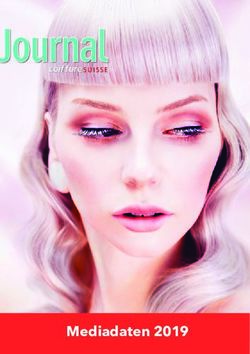 Mediadaten 2019 - coiffure Special Interest Schweiz