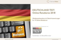 DEUTSCHLAND TEST: Online-Reiseb&uuml;ros 2018 - Wettbewerbsanalyse mit Detail-Auswertungen f&uuml;r 19 Online-Reiseb&uuml;ros Studienflyer mit Bestellformular ...
