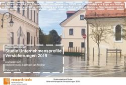 STUDIE UNTERNEHMENSPROFILE VERSICHERUNGEN 2019 - STUDIENSTECKBRIEF - ASSCOMPACT