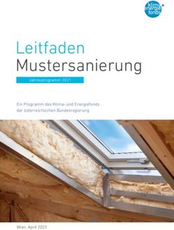 Leitfaden Mustersanierung - Ein Programm des Klima- und Energiefonds der &ouml;sterreichischen Bundesregierung - Klima ...