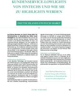 KUNDENSERVICE-LOWLIGHTS VON FINTECHS UND WIE SIE ZU HIGHLIGHTS WERDEN - INTRE